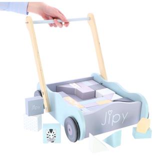 Produktbild Jipy Holz Wagen Mit Bauklotzen