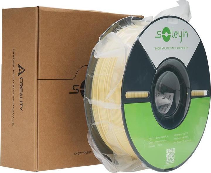 Produktbild Creality Filament Soleyin Ultra-PLA Gelb 1.75 mm 1.29 kg (PLA, 1.75 mm, 1290 g, Gelb)