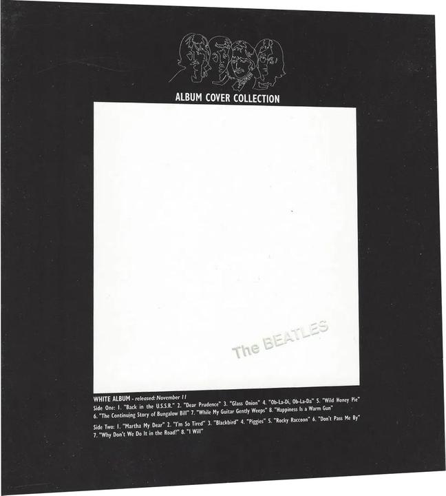 Actual product image The Beatles White Album Greetings Card (1 x)
