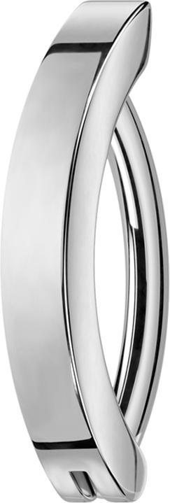 Star Piercing Banane klappbar silber Schild (Chirurgenstahl 316L, ohne Messing)