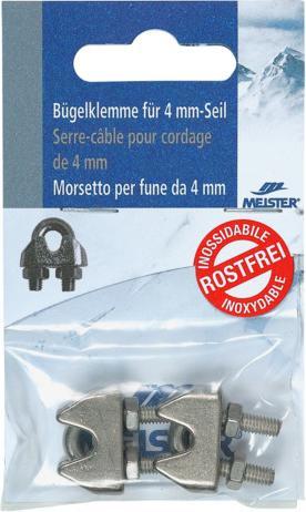 Produktbild Meister Drahtseilklemme INOX