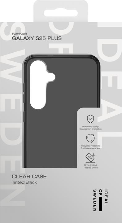 Actual product image iDeal Of Sweden Galaxy S24 Plus/S25 Plus Clear Case - Tinted Black (Samsung Galaxy S24+, Samsung Galaxy S25+)