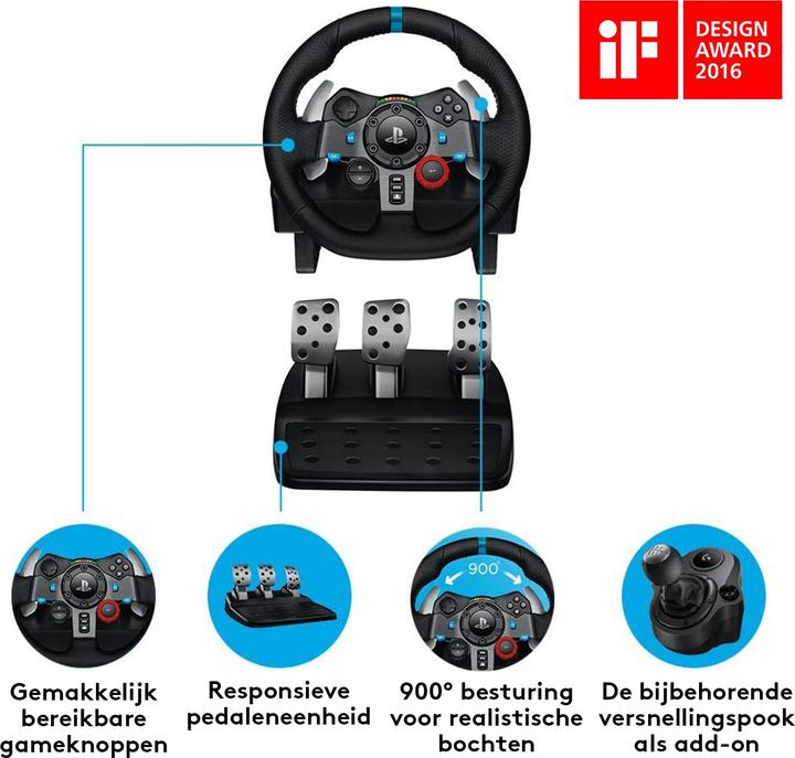 Actual product image Logitech G G29 Driving Force (PlayStation, PC) (PS3, PS4, PC, PS5)