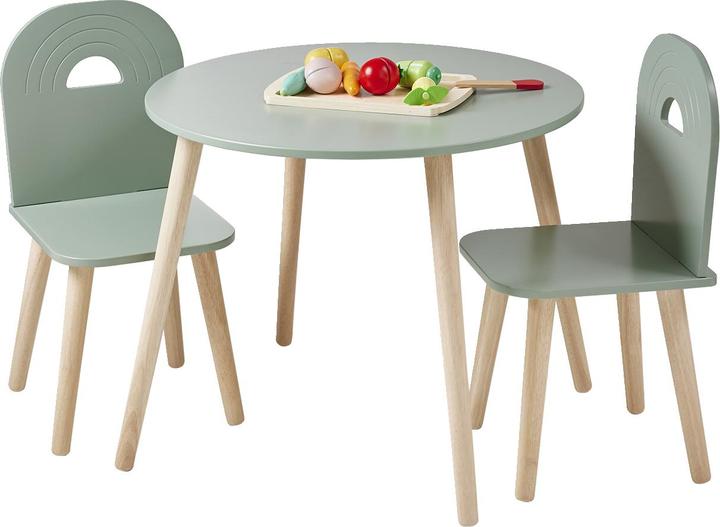 Vertbaudet Children's room set: table & 2 chairs REGENBOGEN (Child seating group)