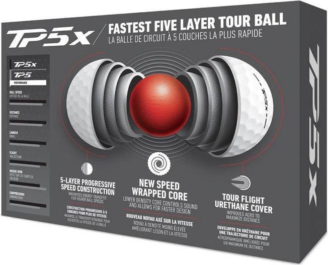 Actual product image Taylor Made TaylorMade TP5x white (2024)