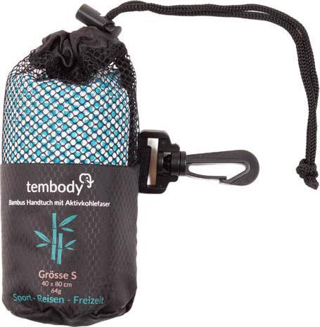 Actual product image Tembo Tembody Bambus Reisehandtuch Türkis S