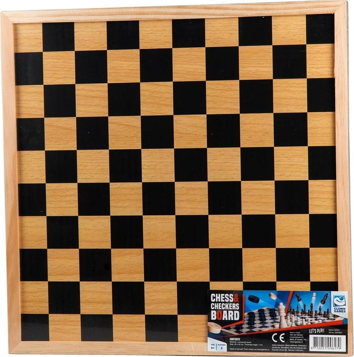 Produktbild Clown games Chess and Checkers board