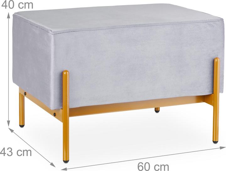 Produktbild Relaxdays Sitzbank (60 cm)