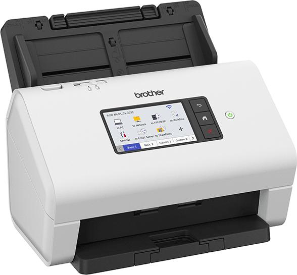 Image du produit Brother ADS-4900W Scanner professionnel de bureau recto-verso réseau WiFi LCD (LAN, USB Host, WLAN)