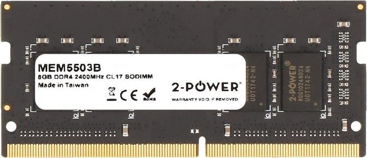 Actual product image 2-Power 8GB DDR4 2400MHz CL17 SODIMM (1 x 8GB, 2400 MHz, DDR4-RAM, SO-DIMM)