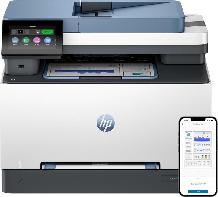 Actual product image HP Color LaserJet Pro MFP 3302fdn (Laser, Colour)