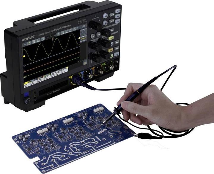 Image du produit Voltcraft DOV1254 LA Digital-Oszilloskop 125 MHz 4-Kanal 1.25 GSa/s 100 Mpts 12 (CAT II)