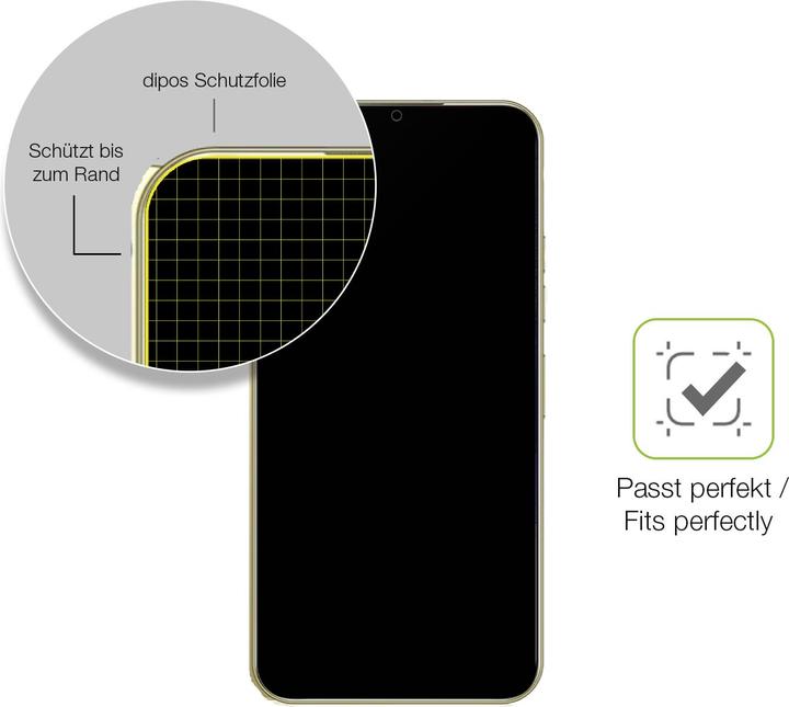 Immagine prodotto Dipos Full-Cover Pellicola Protettiva opaco (1 Pezzo/i, Samsung Galaxy S23 Ultra)