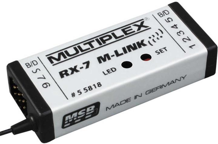 Produktbild Multiplex 7-Kanal Empfänger RX-7 2,4 GHz