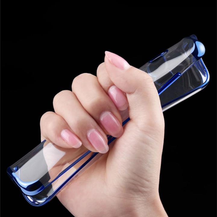 Produktbild König Design Handy Hülle Schutz Case für Samsung Galaxy S8 Durchsichtig Transparent Blau Neu (Samsung Galaxy S8+)