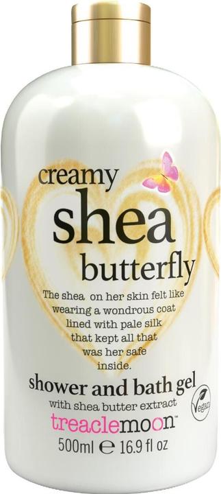 Treaclemoon Creamy Shea Butterfly Heart Motif 500ml Shower Gel Vegan (500 ml)