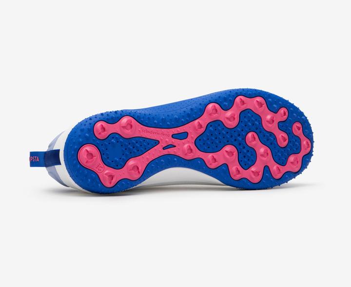 Produktbild Kipsta Damen/Herren Fussball Multinockenschuhe TF - Traxium Edge Turf weiss/blau (40)