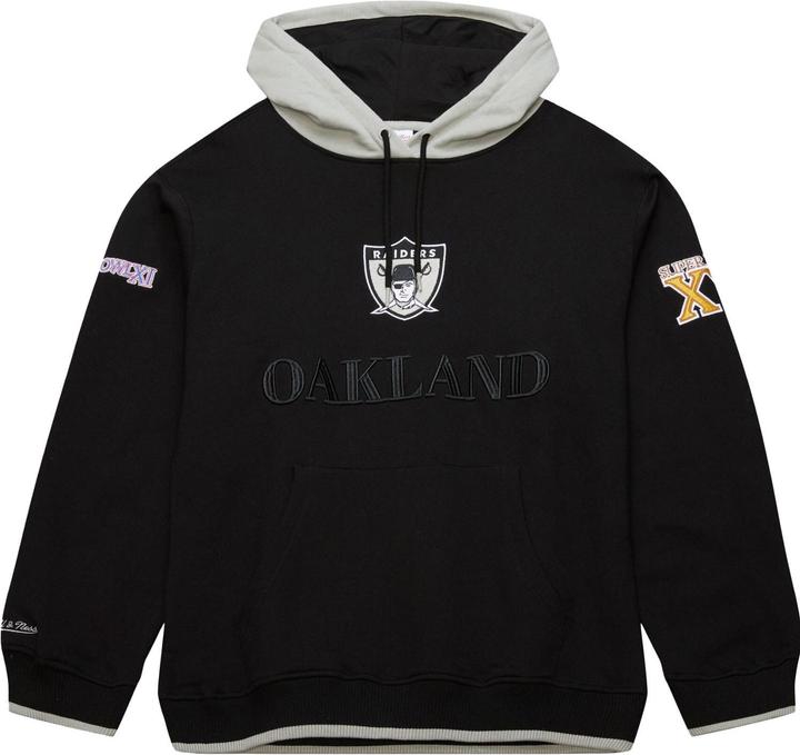 Immagine prodotto Mitchell & Ness Felpa con cappuccio in pile - ORIGINS Oakland Raiders - S (S)