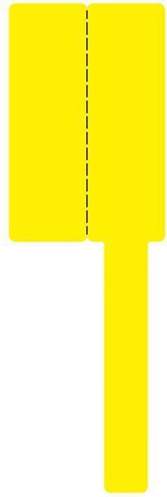 Immagine prodotto Niimbot Etichette termiche adesive 25x38+40 mm - 90 pz. Giallo (2.50 cm)