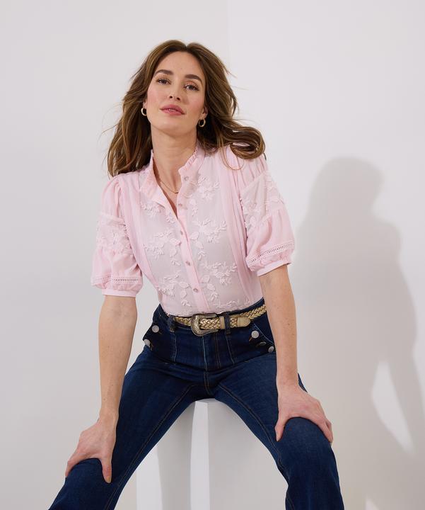 Immagine prodotto Joe Browns Frilly Neck Broderie Embroidered Blouse