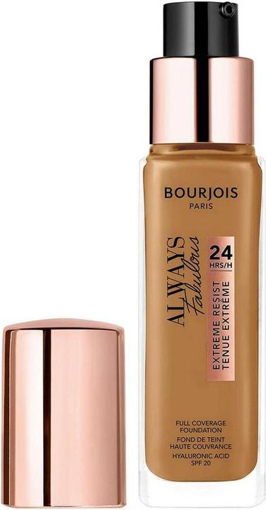 Actual product image Bourjois ALWAYS FABULOUS 24H foundation #520-caramel 30 ml (520 Caramel)