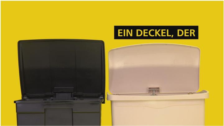 Produktbild Rubbermaid Edelstahl-Tretabfallsammler (30 l)