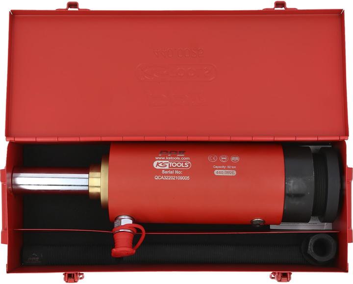 Produktbild KS Tools Druck- und Zug-Hydraulikzylinder-Satz, 32t, 6-tlg