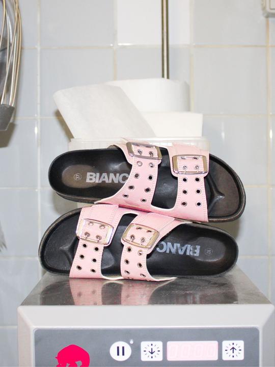 Actual product image Bianco BIAMIAMI Pantolette (38)