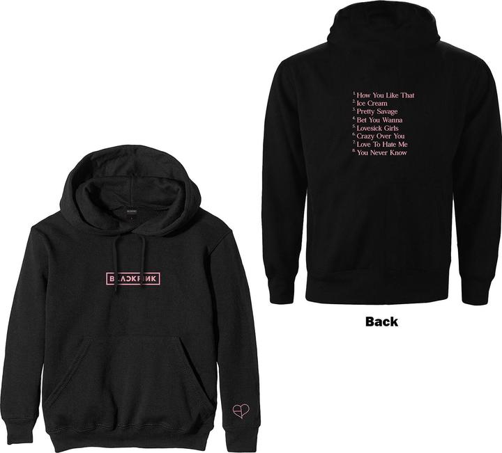 Immagine prodotto BlackPink The Album Tracklist (Hoodie) (XXL)