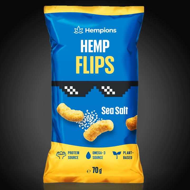 Hempions Bio Hanf Flips Sea Salted (70 g)