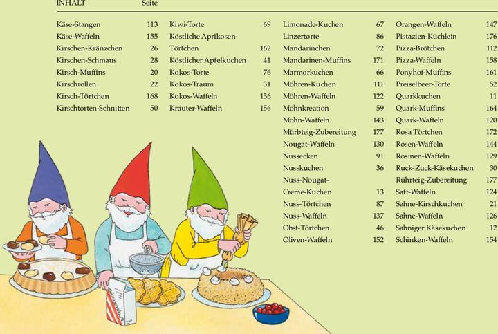 Produktbild Zwergenstübchen Das grosse Backbuch (Deutsch, Manfred Rohrbeck, Eva Zeidler, Elke & Timo Schuster, Johanna Ignjatovic, Timo Schuster, 2022)