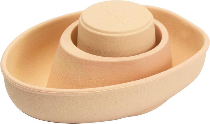 Actual product image Plantoys Convertible boat pastel orange rubber