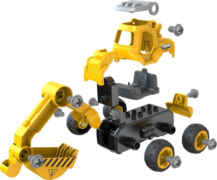 Actual product image Silverlit Tooko Build My First Digger
