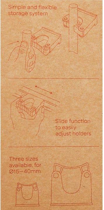 Actual product image Toolflex Device holder rail