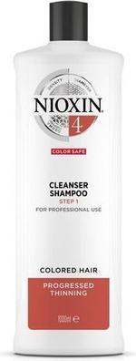Actual product image Nioxin Scalp + Hair System 4 Shampoo (1000 ml, Liquid shampoo)