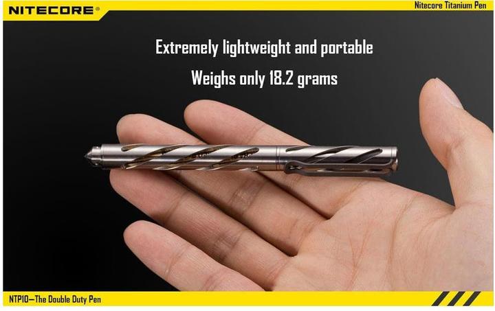 Image du produit Nitecore Stylo en titane (Argent)