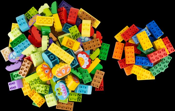 Immagine prodotto LEGO Duplo 100 Baustein + 25 2x4 Steine Bunt NEU! Menge 125 Stueck