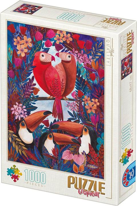 Produktbild D-Toys Puzzle 1000 Andrea Kurti, Papageien (1000 Teile)