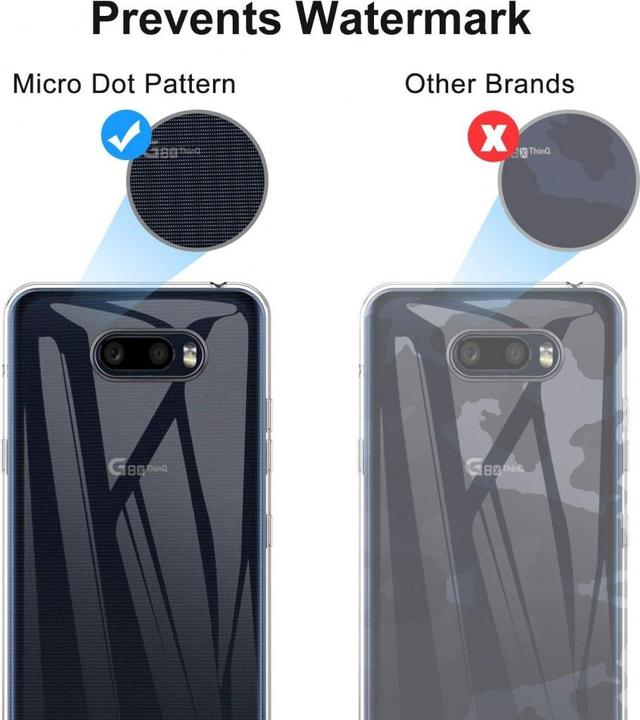 Actual product image Screenguard LG G8X ThinQ Flexible TPU Clear Case (G8X ThinQ)