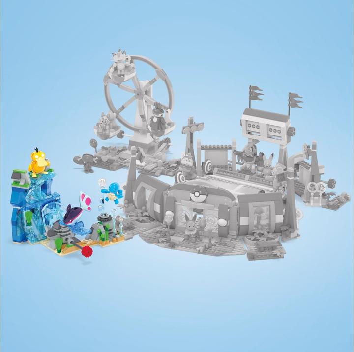 Immagine prodotto MEGA Set di giocattoli da costruzione Pokémon avventura acquatica con 3 figure d'azione