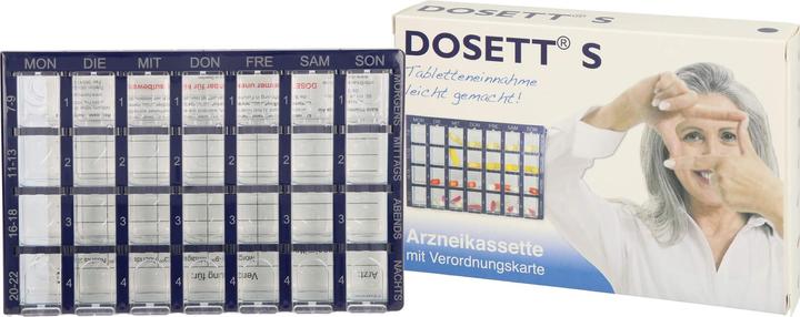 Produktbild Dosett S Arzneikassette mit Verordnungskarte blau, 1 St. Dosette