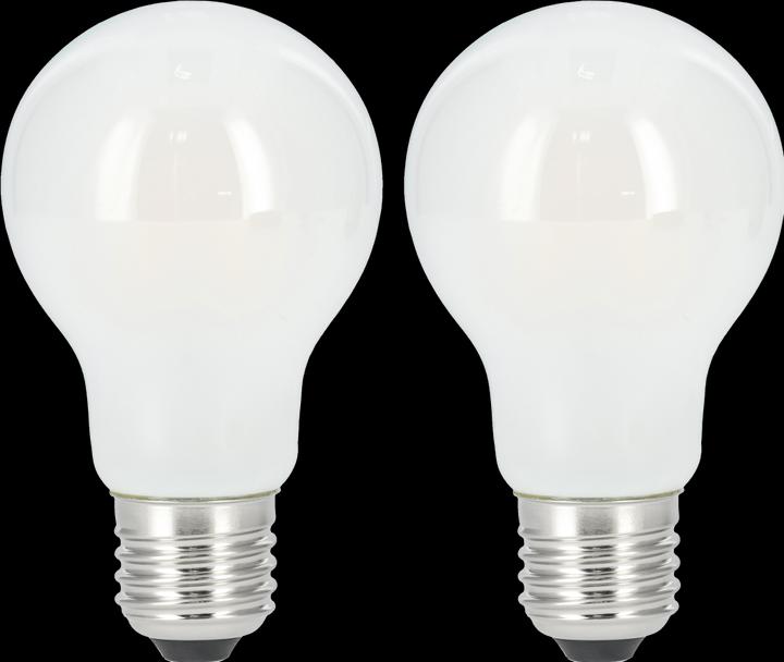 Produktbild Xavax LED-Filament, E27, 806lm ersetzt 60W, Glühlampe, Matt, Warmweiss, 2 Stück (E27, 6.50 W, 806 lm, 2 x, E)