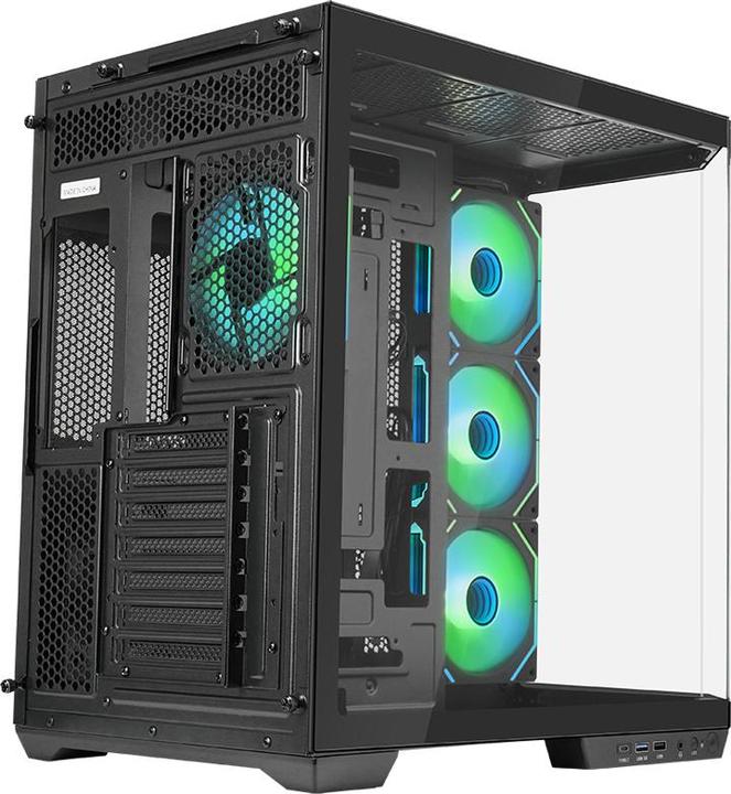 Actual product image Itek Dark Cave Aku (mATX, ATX, Mini-ITX)
