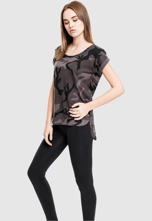 Image du produit Urban Classics Ladies Camo Back Shaped Tee (XL)