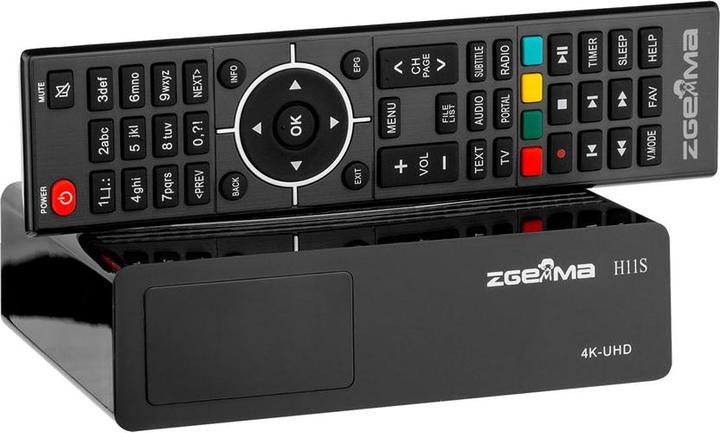 Image du produit Zgemma H11S DVB-S2X 4K UHD H.265 HEVC LINUX KODI UNICABLE Tuner satellite (16 Go, DVB-T, DVB-S, DVB-S2, DVB-C)