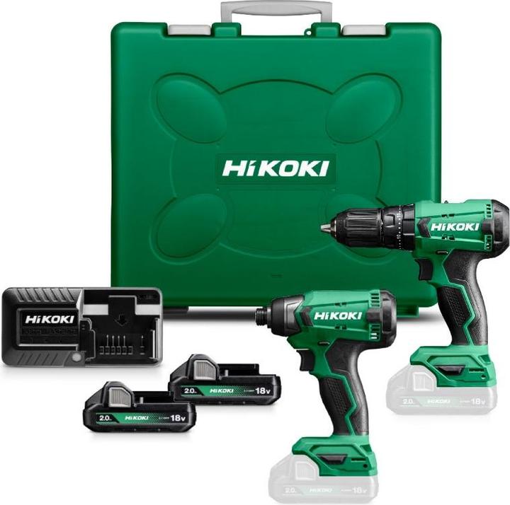 Hitachi HIKOKI ZESTAW 18V KC18DAW (DV18DA+WH18DA) (Akkubetrieb)