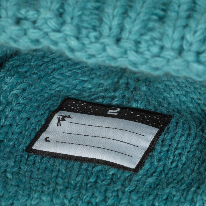 Actual product image Wedze Ski cap for children Made in France - Grand Nord blue (One size)