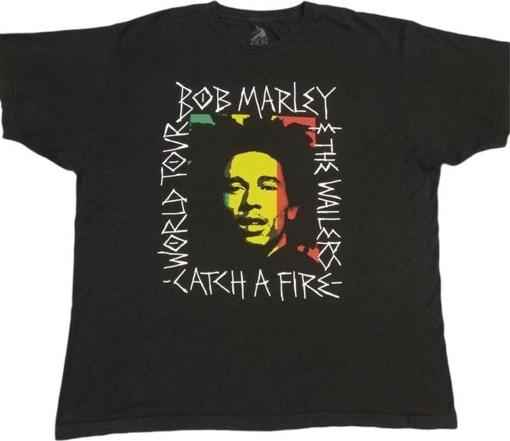 Bob Marley Rasta Scratch TShirt