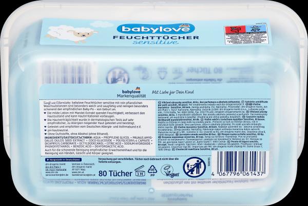 Image du produit dm babylove Sensible (80 pièce(s))