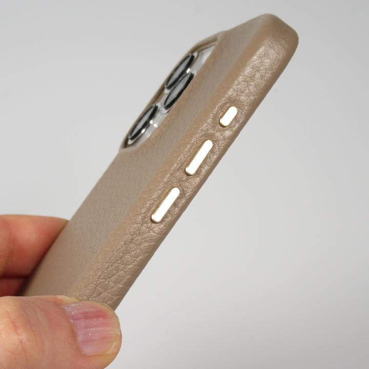 Image du produit PhoneLook Coque Cuir de veau luxe grainé intégral avec boutons métalliques et MagSafe (Apple iPhone 14 Pro Max)